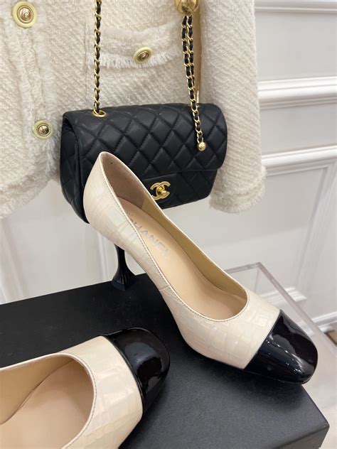 chanel beige pumps|Chanel Women's Pumps .